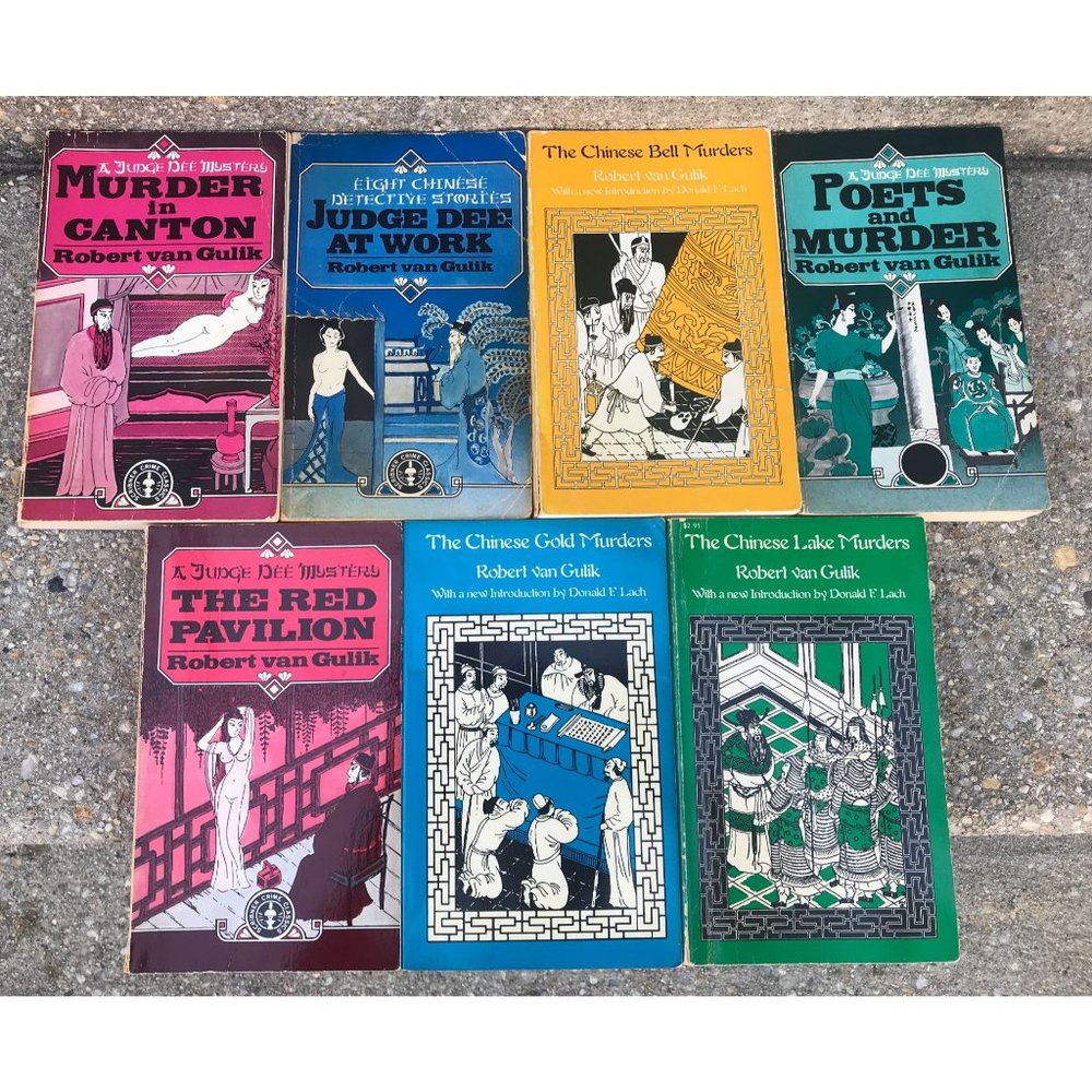 7 ROBERT VAN GULIK NOVELS - Murder! Mystery!